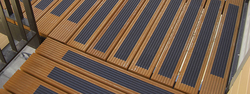 Antislip coating op de trap